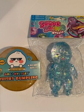 Blue Sugar Swaps  Squishy Baby. & Omg Mystery Dumpling